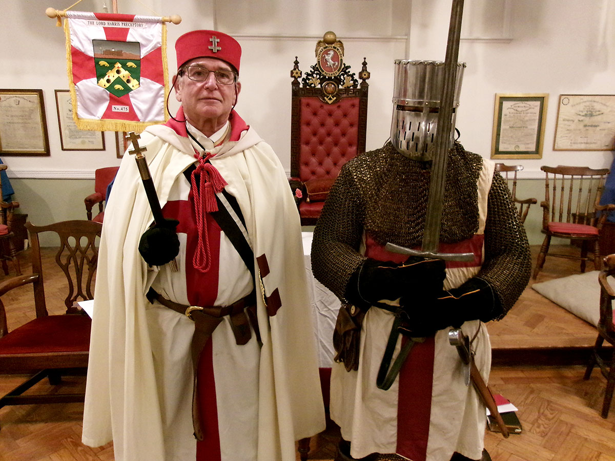 Knights Templar History and Armour Demonstration at Lord Harris Preceptory