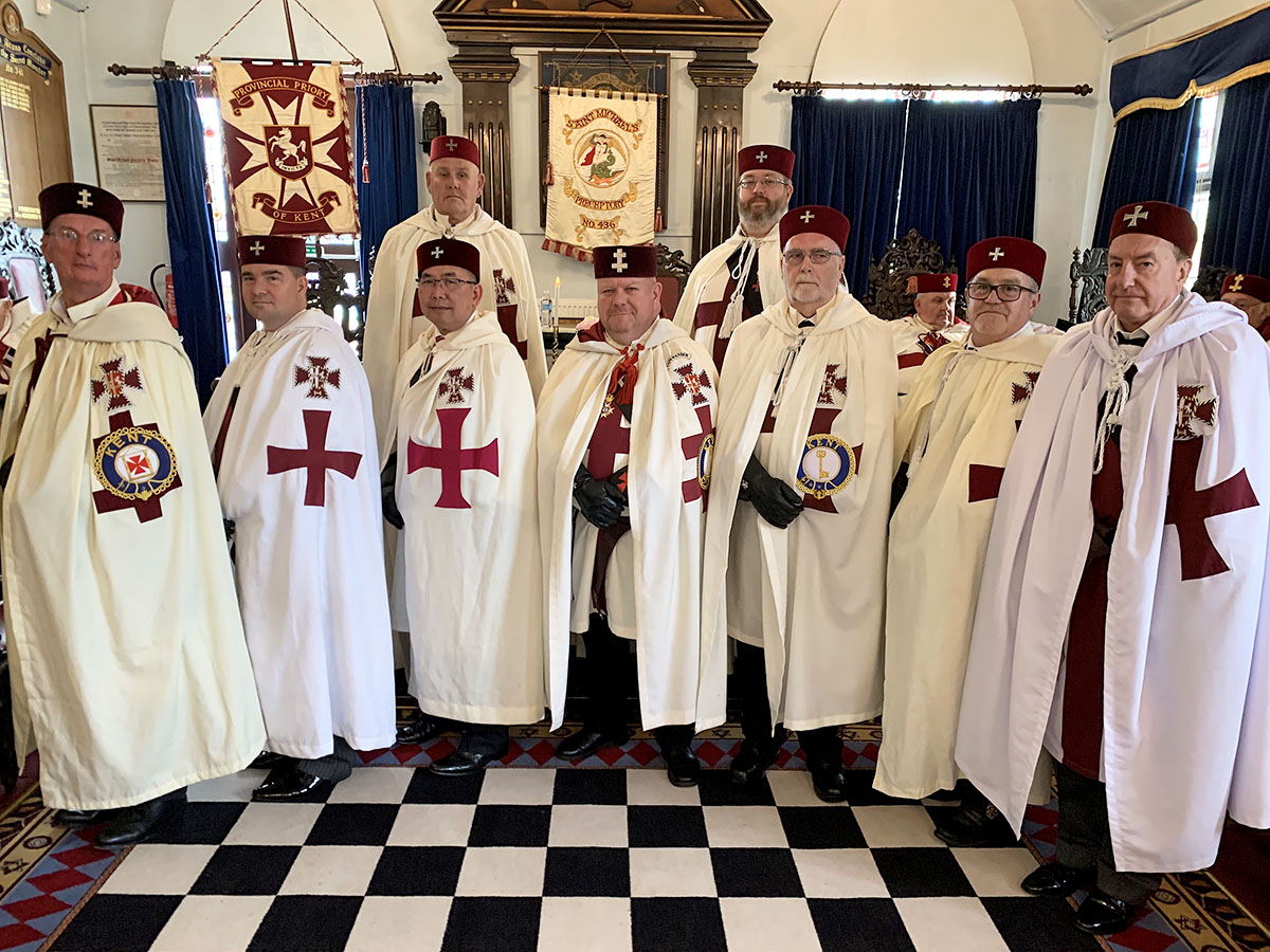 The Provincial Prior visits St. Michael’s Preceptory