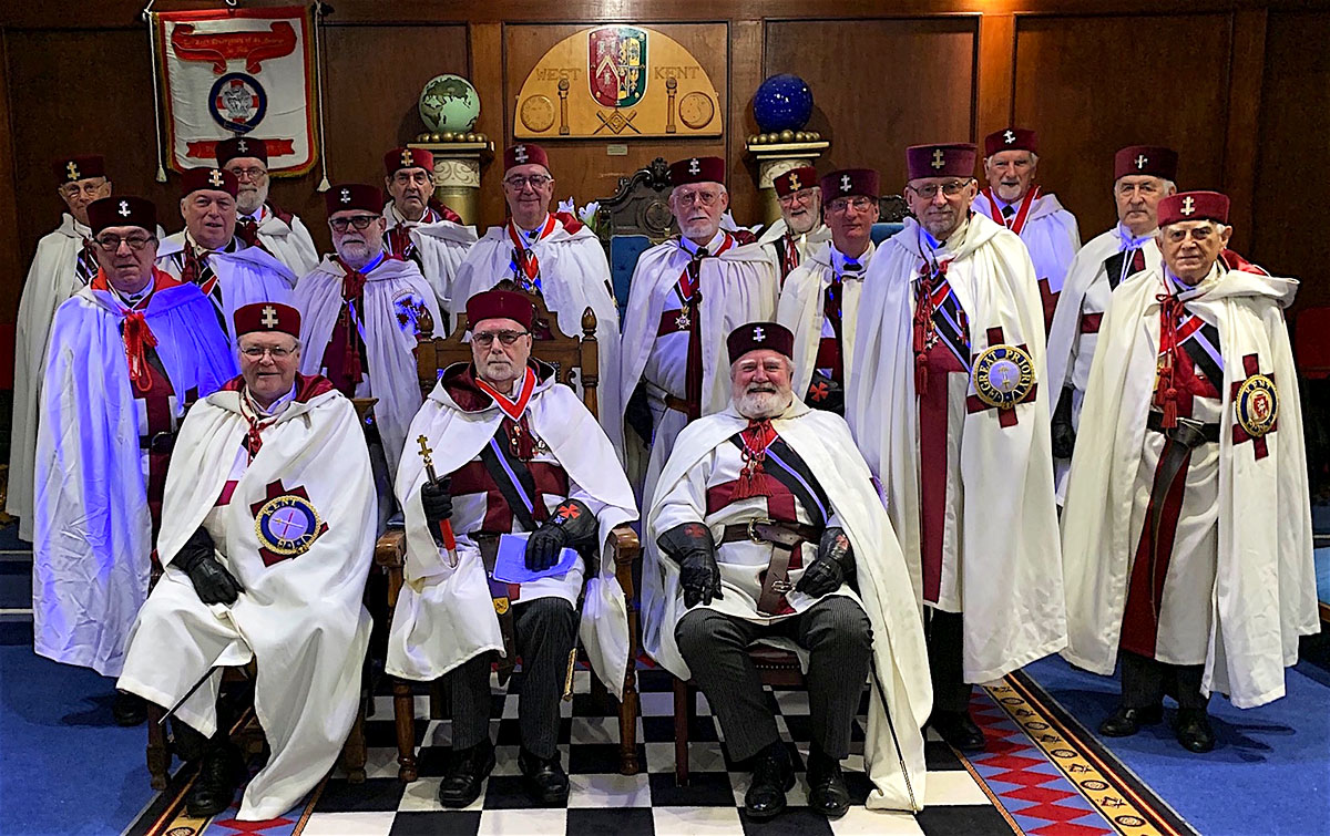 The Installation Meeting of the Kent Preceptory of St. George No.629
