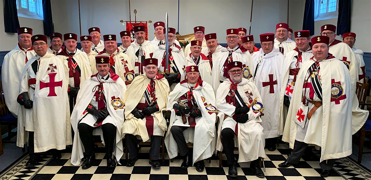 Members and Visitors at Axstane Preceptory