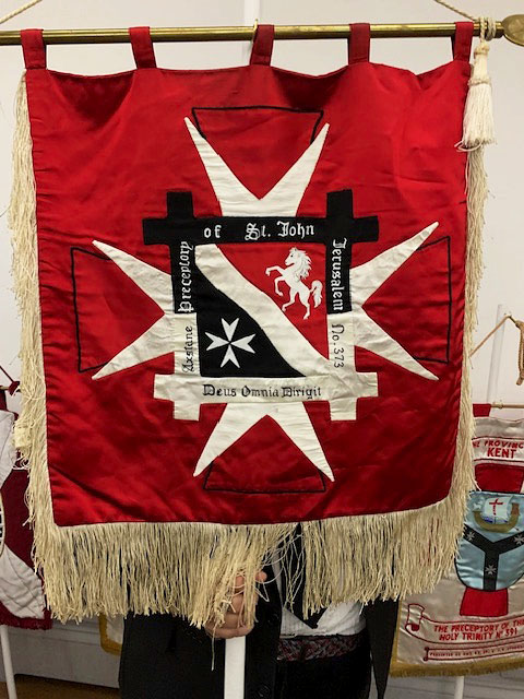 Axstane Preceptory's banner