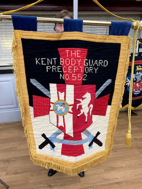 The Kent Bodyguard Preceptory Banner