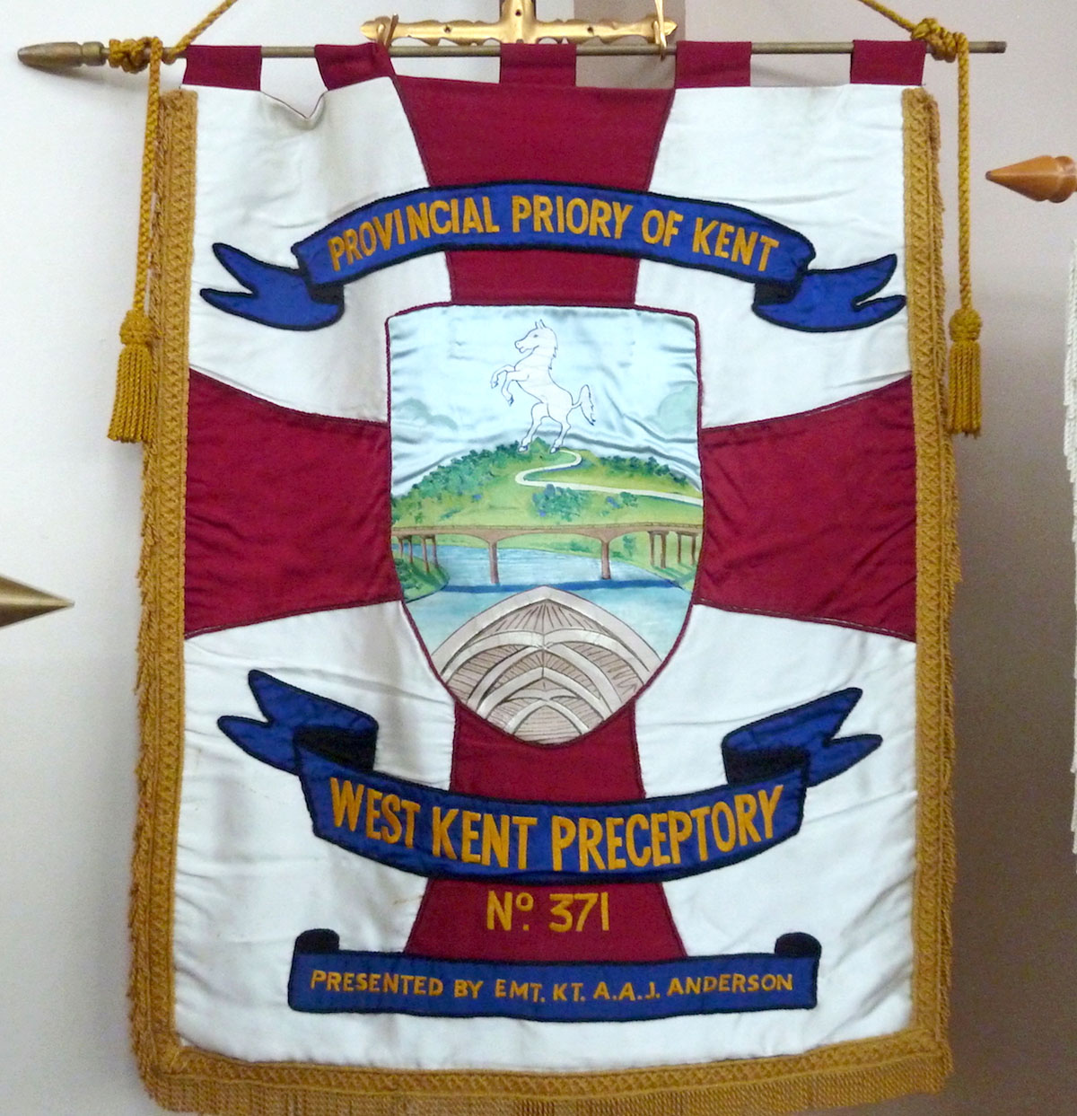 The West Kent Preceptory Banner