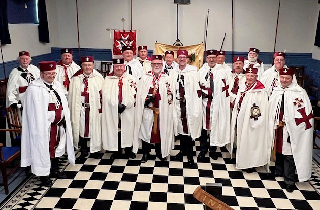 Members of Axstane Preceptory of St.John Jerusalem