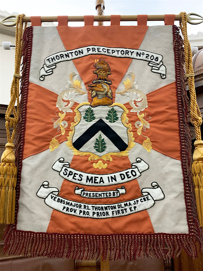 The Thornton Preceptory Banner