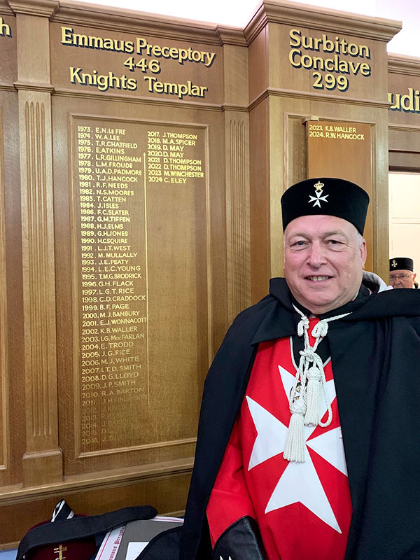 The Emmaus Preceptory No.446 Honour Board