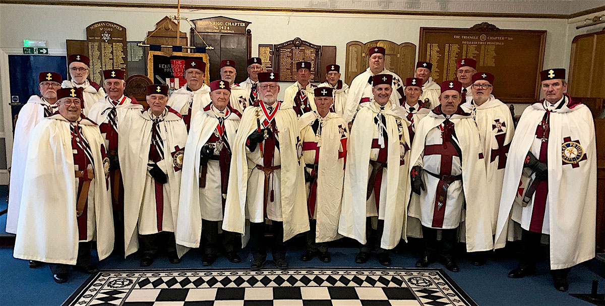 Members of the Kent Bodyguard Preceptory No.552