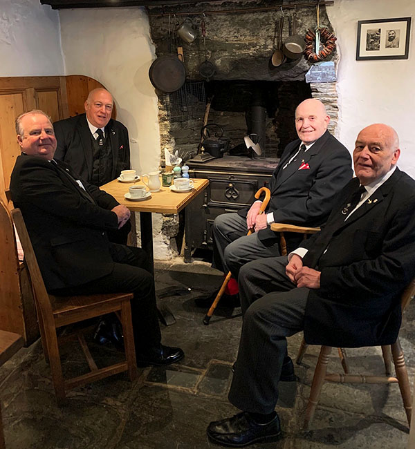 Kent Knights having tea