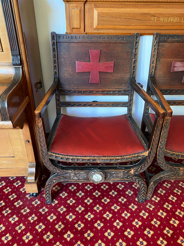 Knight Templar Preceptor chair