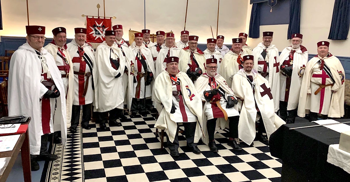 Members of Axstane Preceptory of St.John Jerusalem