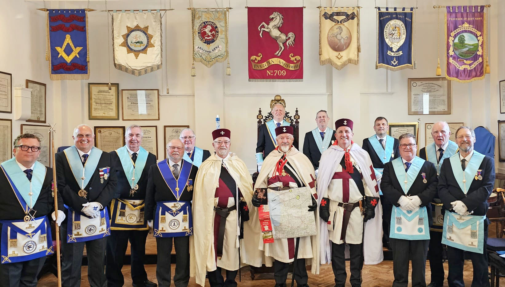 Members of St George Bahrain Lodge No.7389