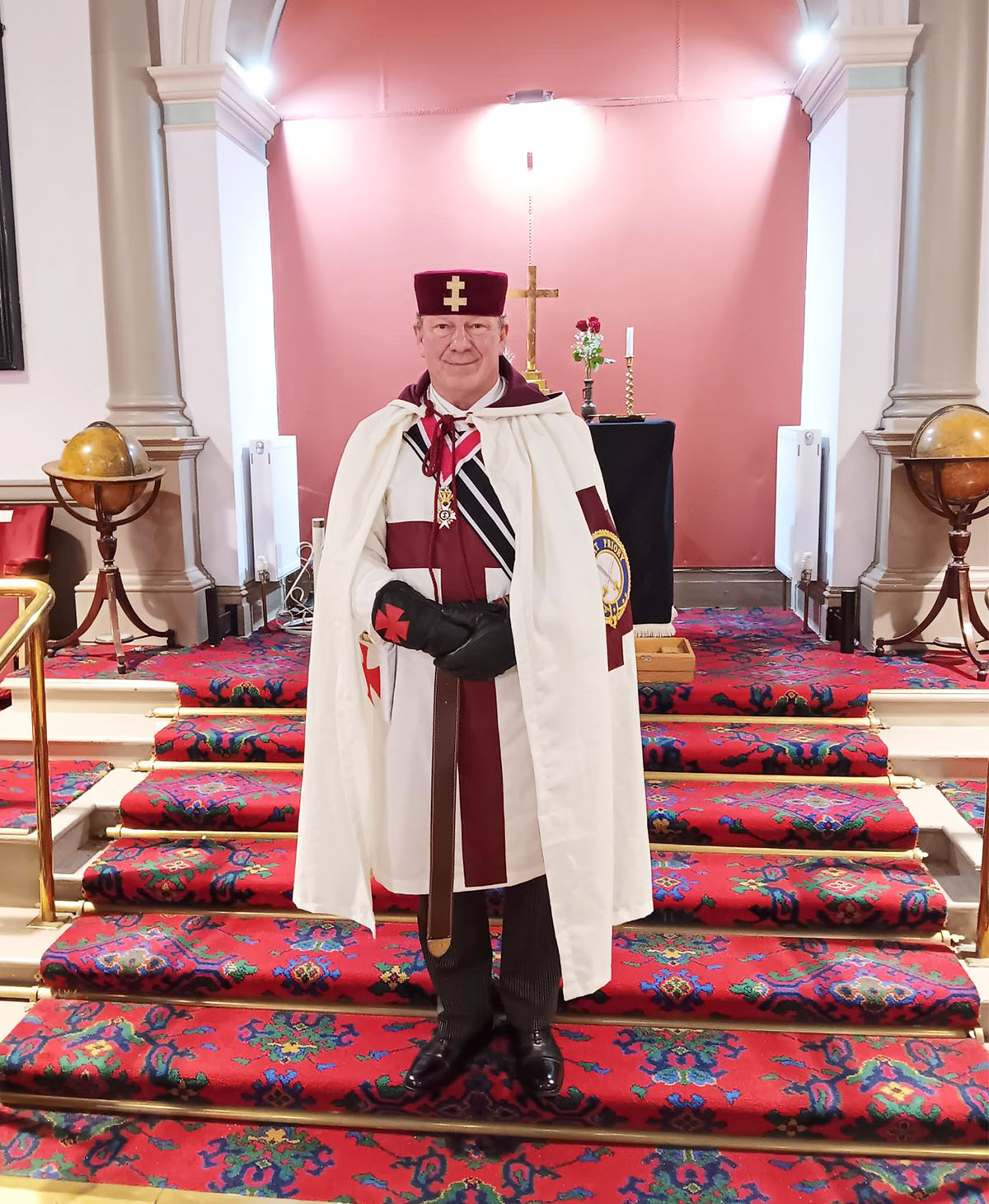 E.Kt. Mark Wright on duty