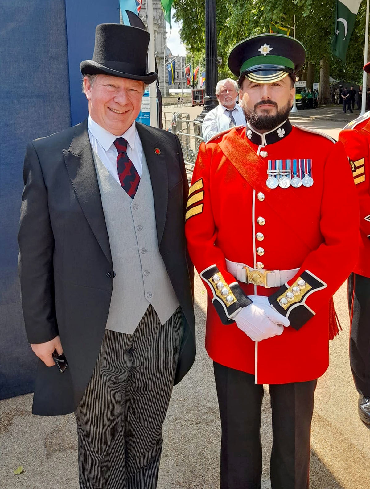 E.Kt. Mark Wright & Sargent of the Irish Guards