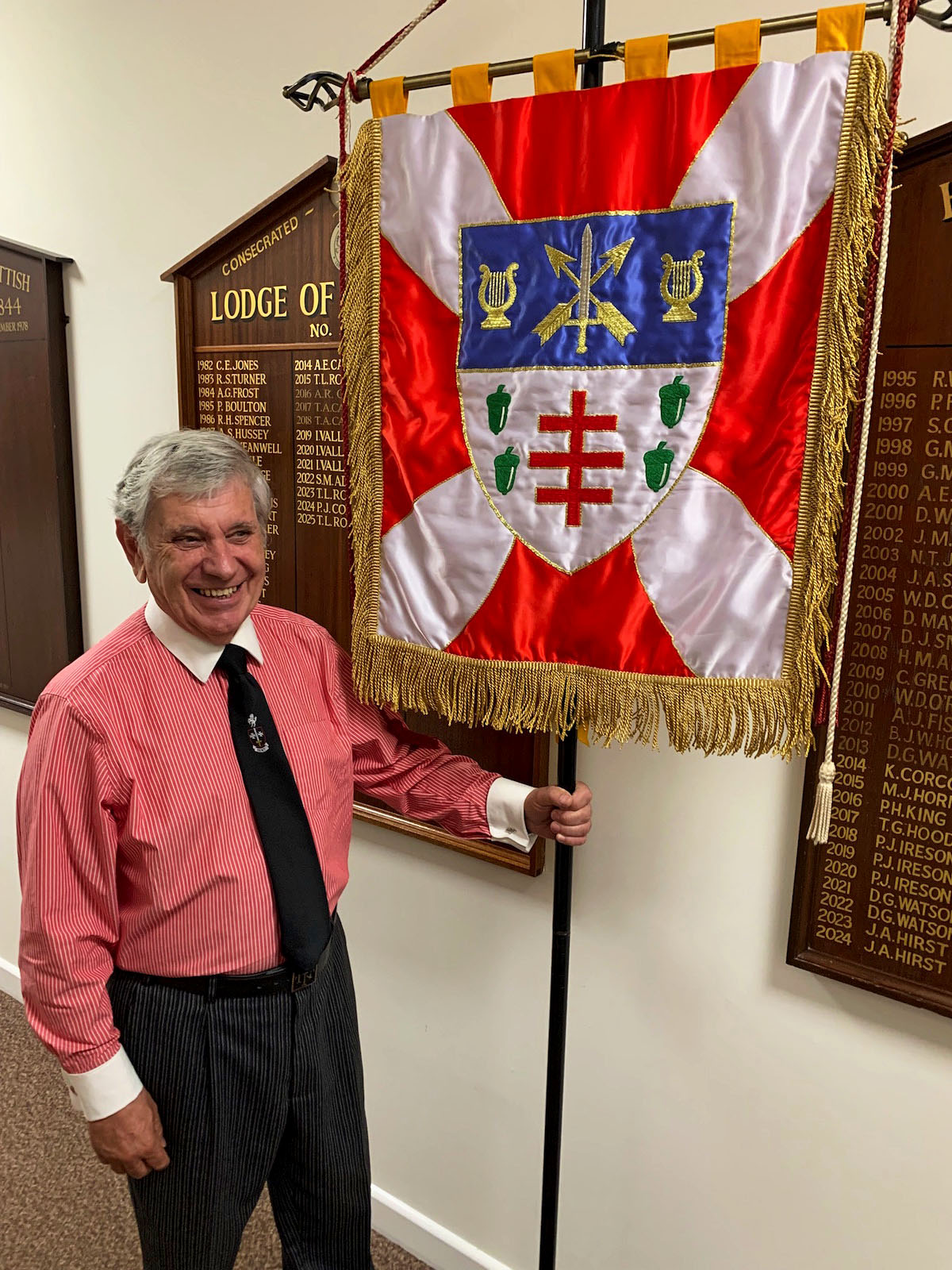 Past Great Banner Bearer E.Kt. Norman Playford